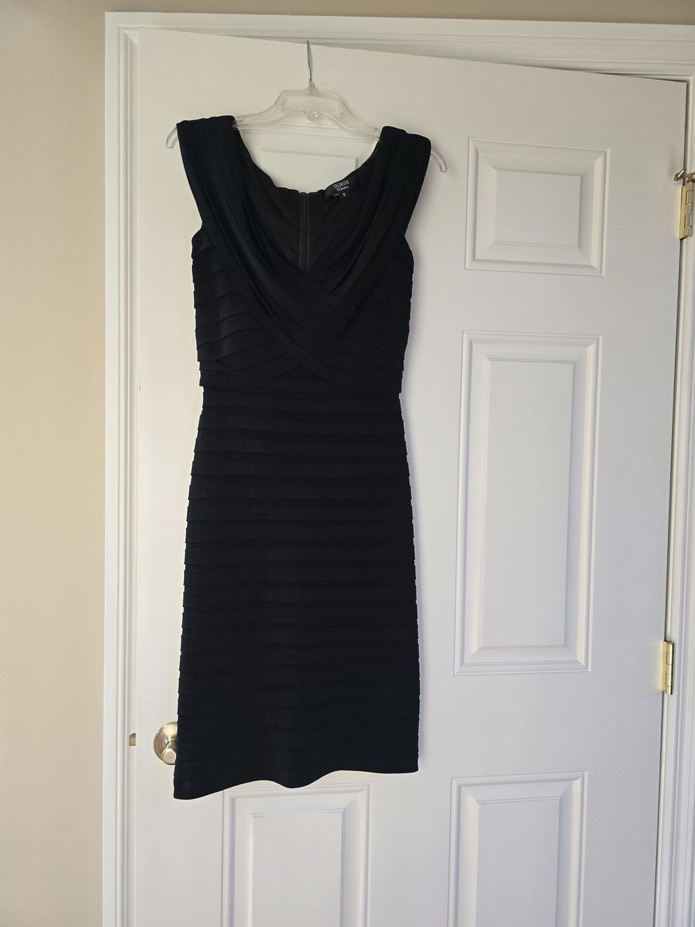 Sleeveless Black Bandage Cocktail Dress